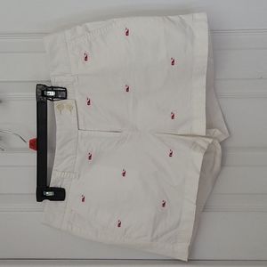Vineyard vines size 8 women's white shorts